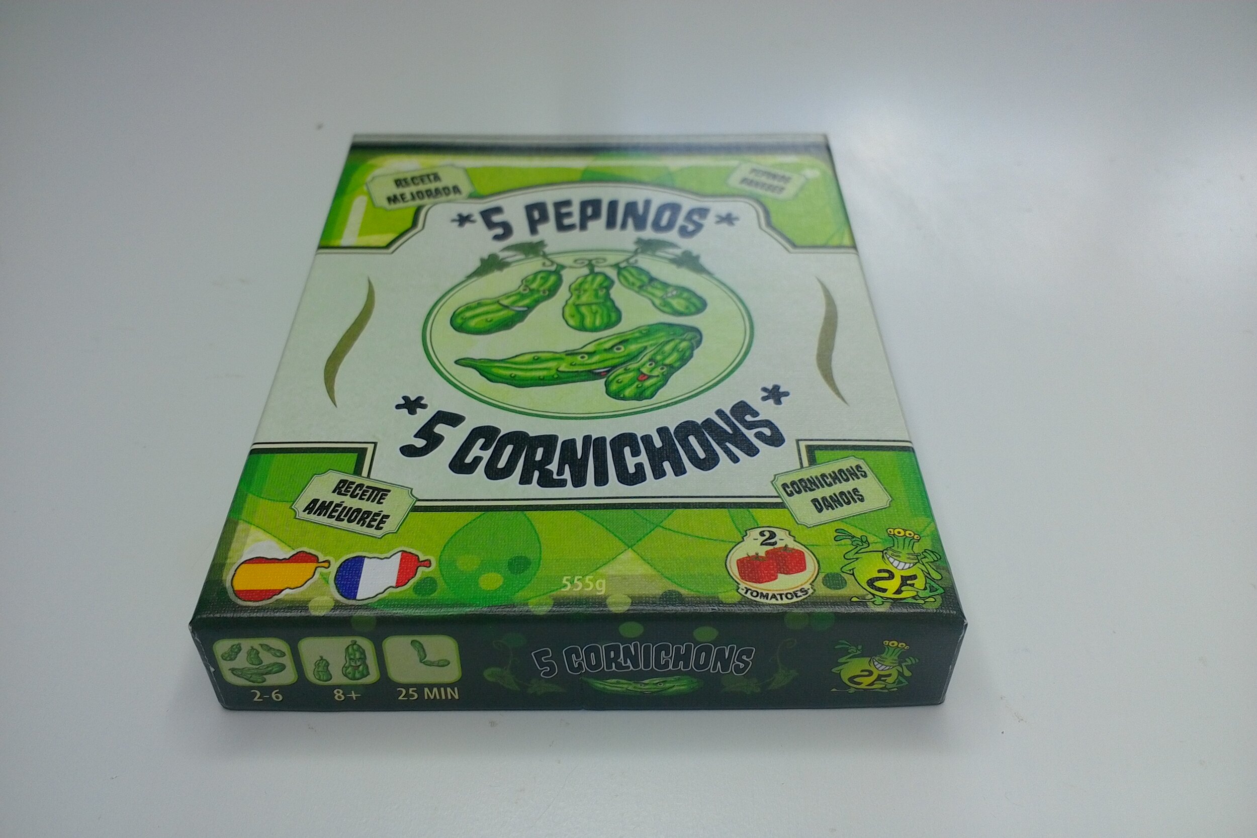 5 cornichons