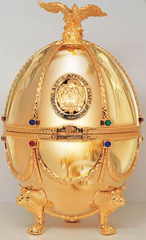 Vodka Imperial Collection Oeuf Faberge Gold