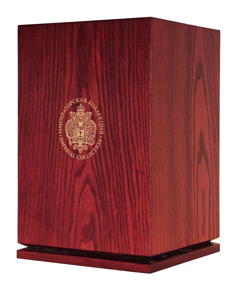 Caisse de luxe en bois oeuf de Fabarge