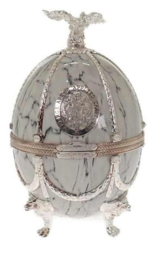 Faberge white marble vodka imperial collection