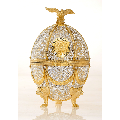 Oeuf Fabergé Diamond avec cristaux Swarovski Vodka Imperial Collection