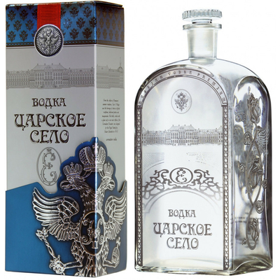 Vodka Russe Tsarskoe Selo Super Premium avec étui