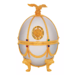 Oeuf de faberge blanc perle vodka imperial collection