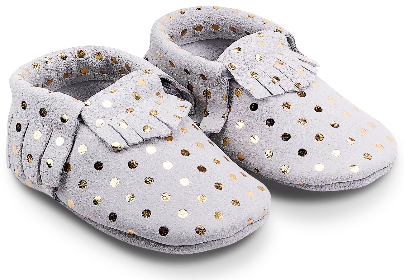 Mode bébé : craquez pour les chaussons en cuir !