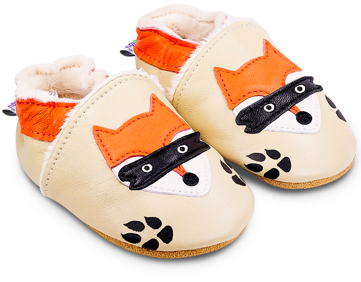 Chaussons fourrés cœur bébé - Snoozies