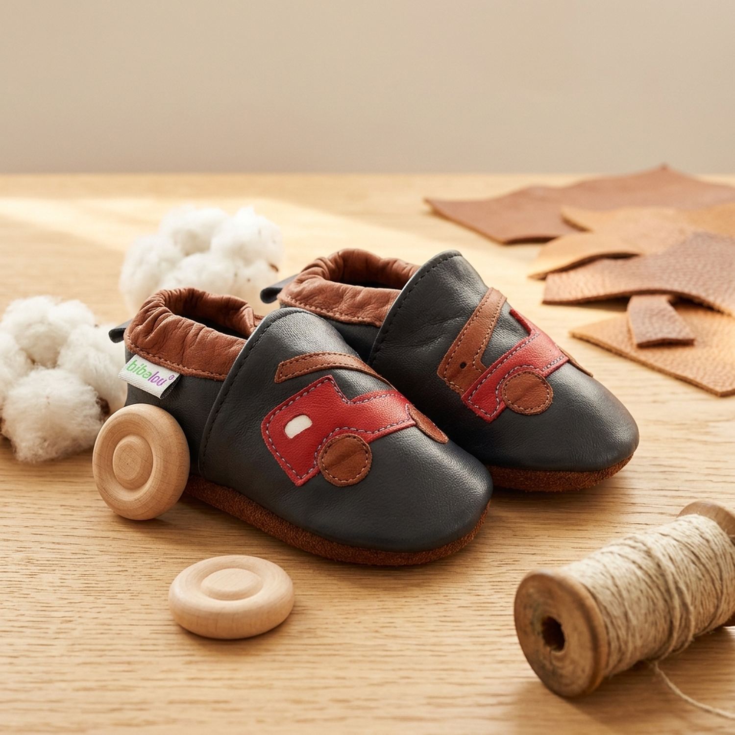 chaussons-bebe-cuir-souple-beau-comme-un-camion-bleu-marine-mise-en-scene-atelier-4