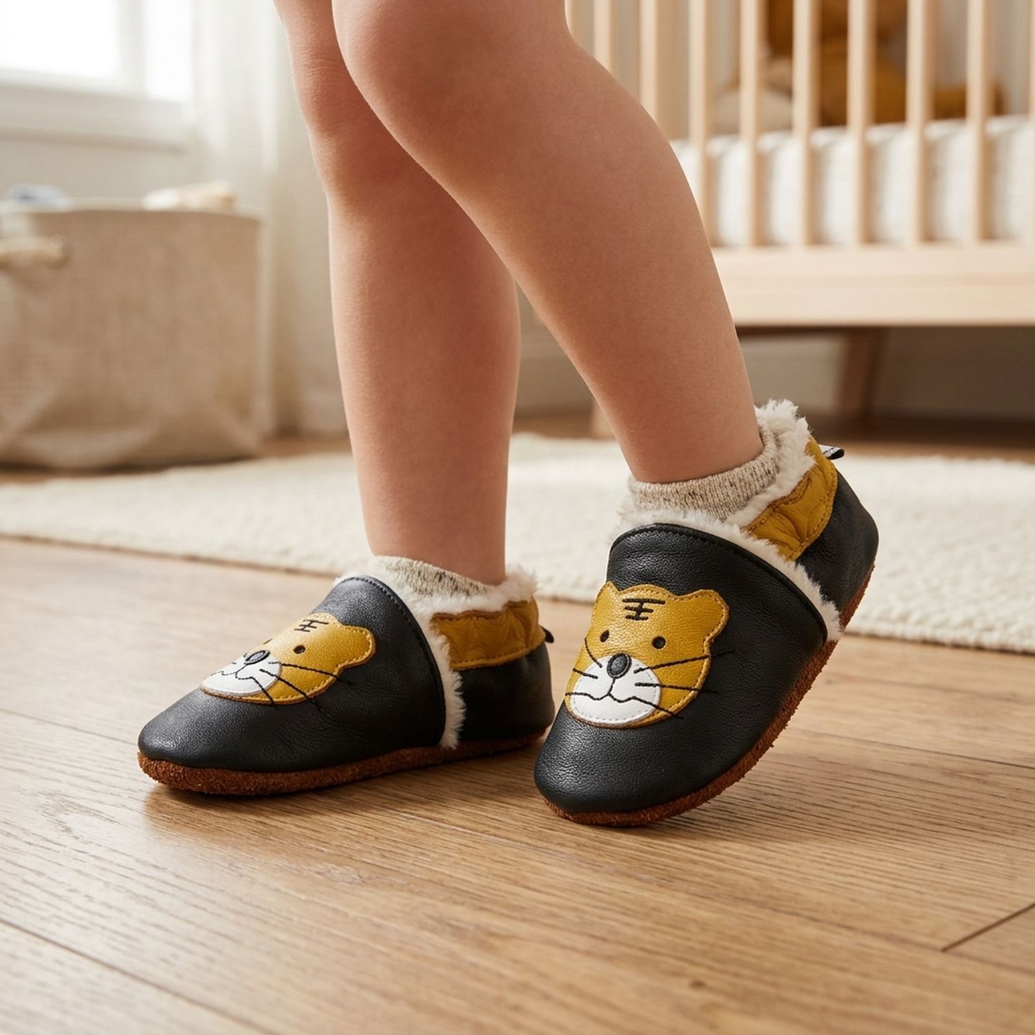 chaussons-bebe-cuir-souple-fourres-charly-le-tigre-portee-bebe-4