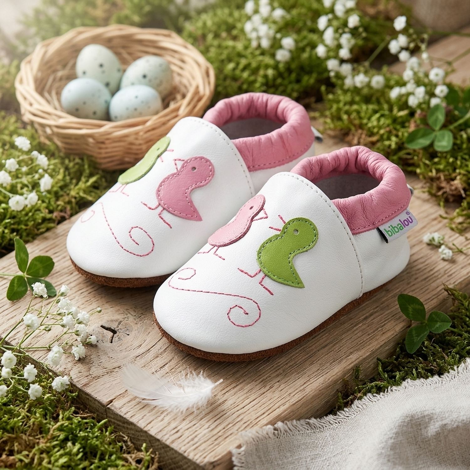chaussons-bebe-cuir-souple-poussins-coquins-mise-en-scene-paques-5