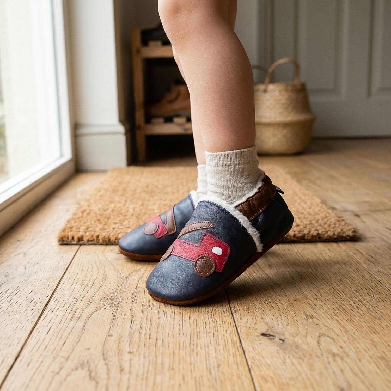 chaussons-bebe-cuir-souple-fourres-beau-comme-un-camion-portee-bebe-3