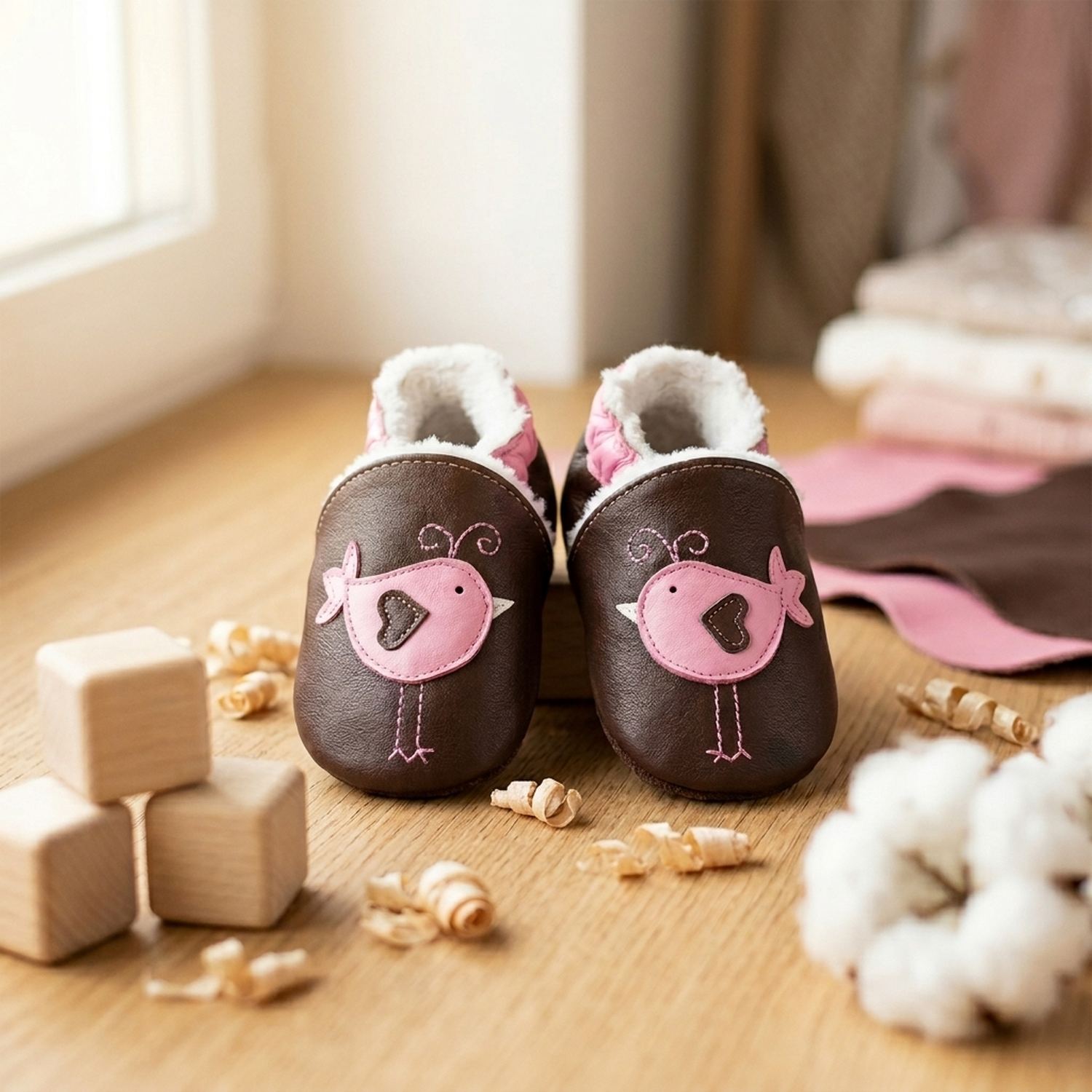 chaussons-bebe-cuir-souple-fourres-nid-d-amour-vue-3-4-face-3