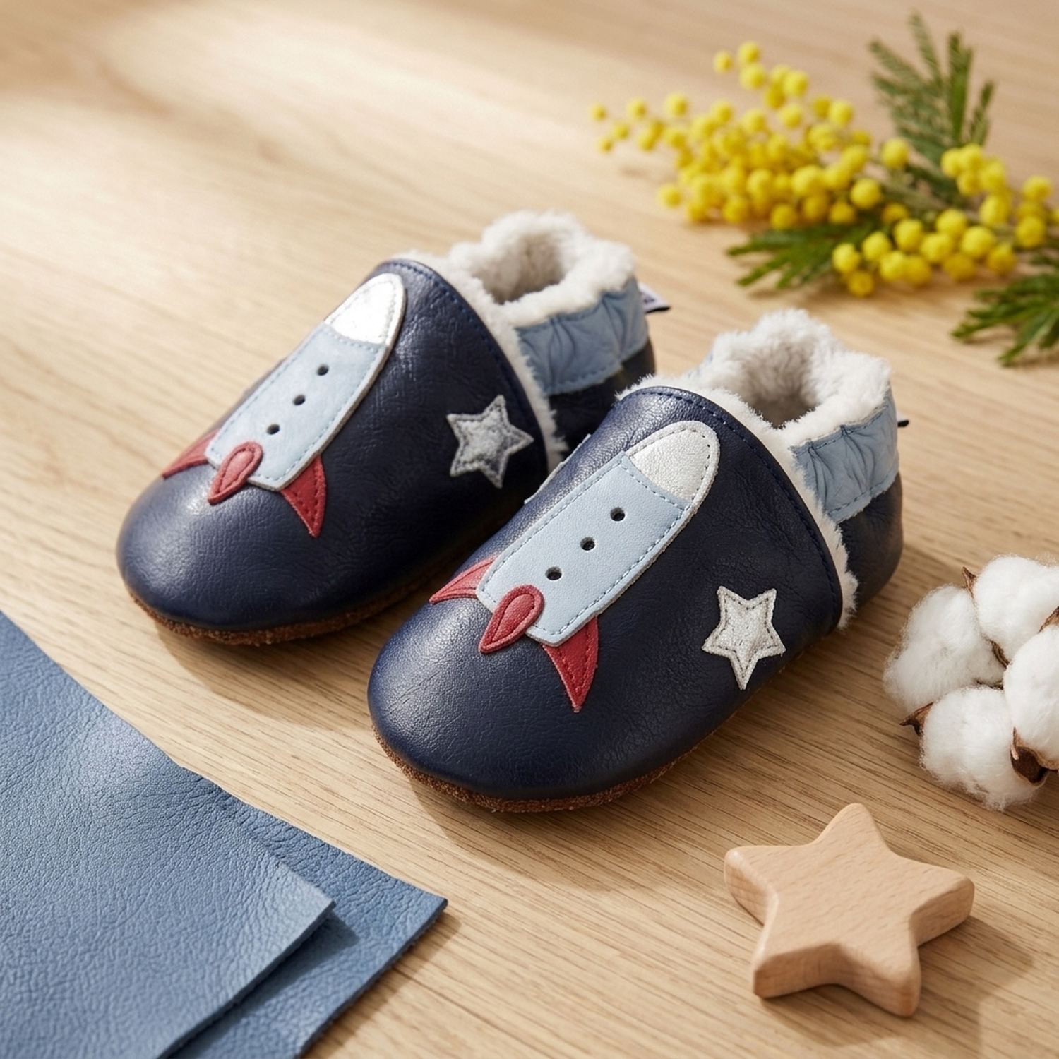 chaussons-bebe-cuir-souple-fourres-fusee-spatiale-mise-en-scene-atelier-3