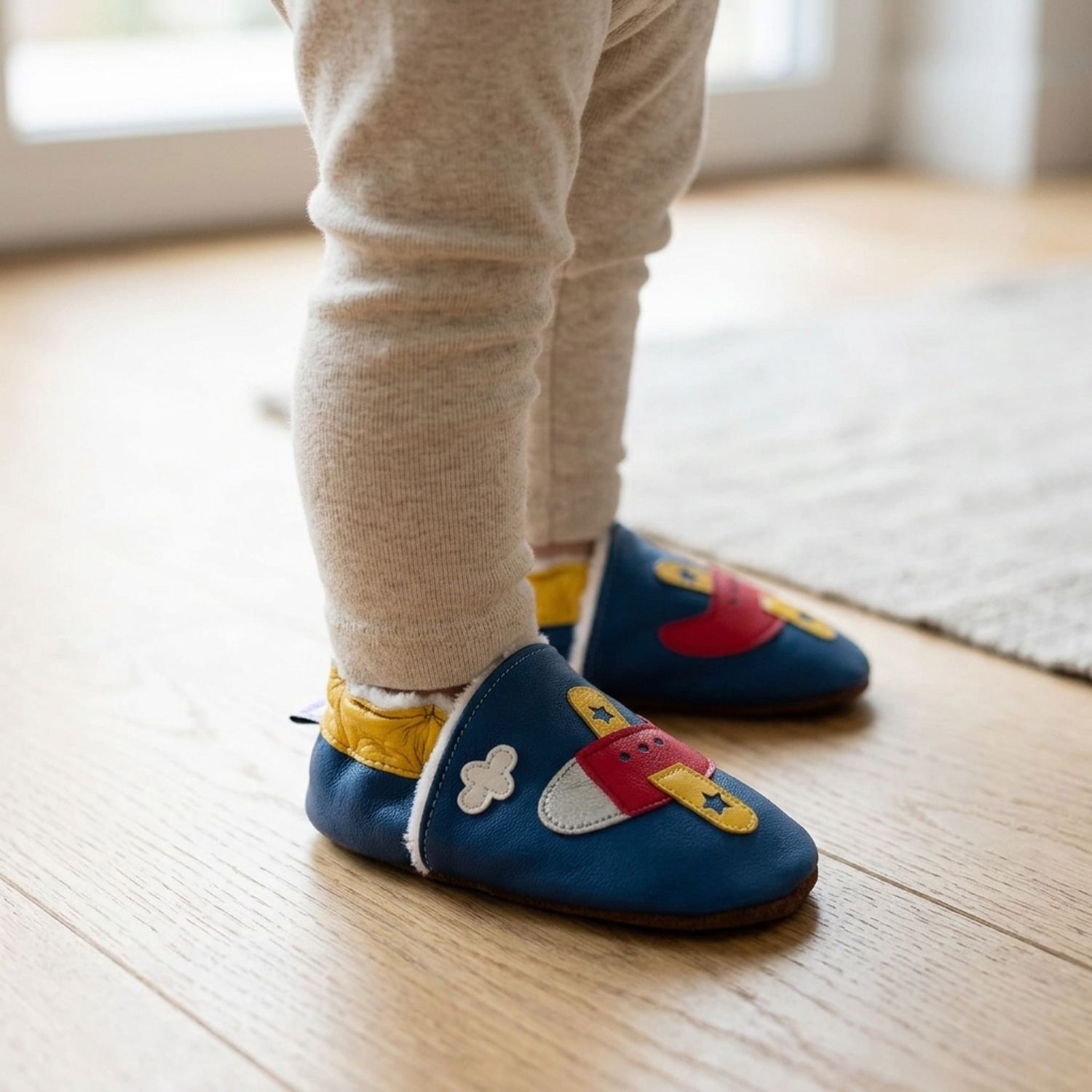 chaussons-bebe-cuir-souple-fourres-un-avion-a-reaction-portee-bebe-4