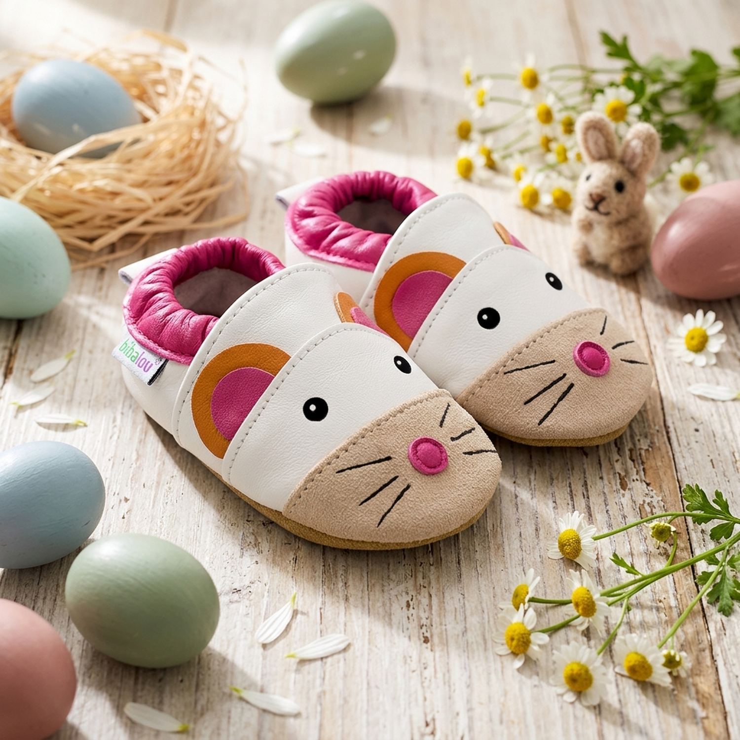 chaussons-bebe-cuir-souple-lili-la-souris-mise-en-scene-paques-2