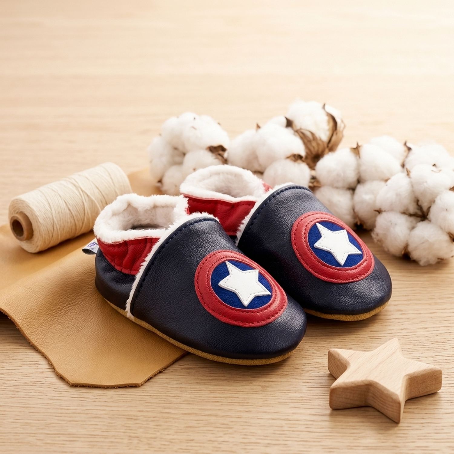 chaussons-bebe-cuir-souple-fourres-capitaine-usa-mise-en-scene-atelier-6
