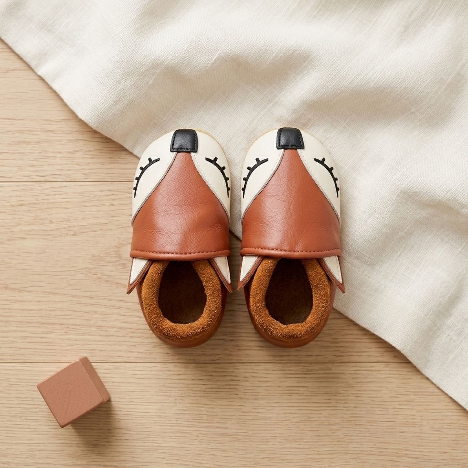 chaussons-bebe-cuir-souple-gaspard-le-renard-vue-dessus-3