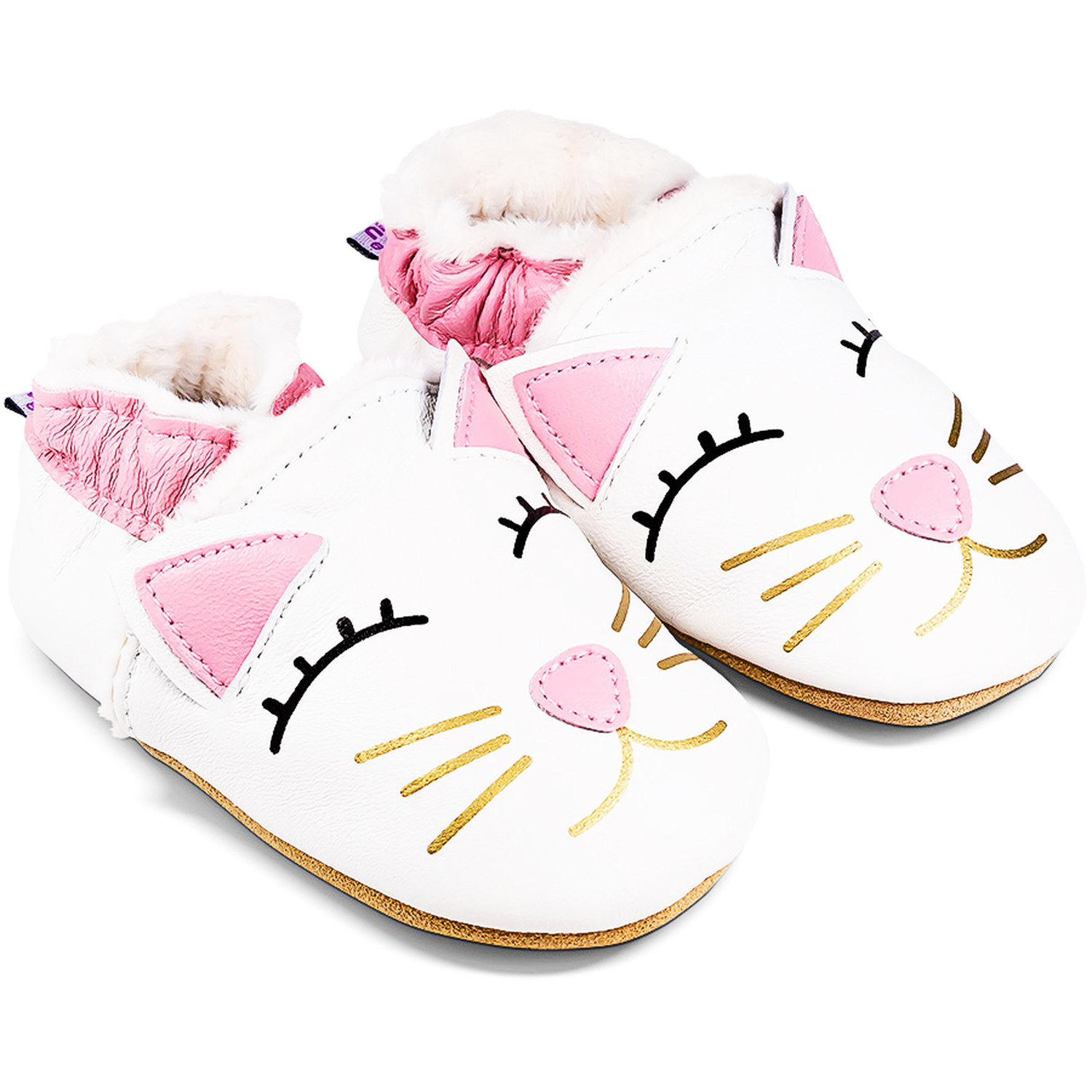 chaussons-bebe-cuir-souple-fourres-madame-chat-fond-blanc-1