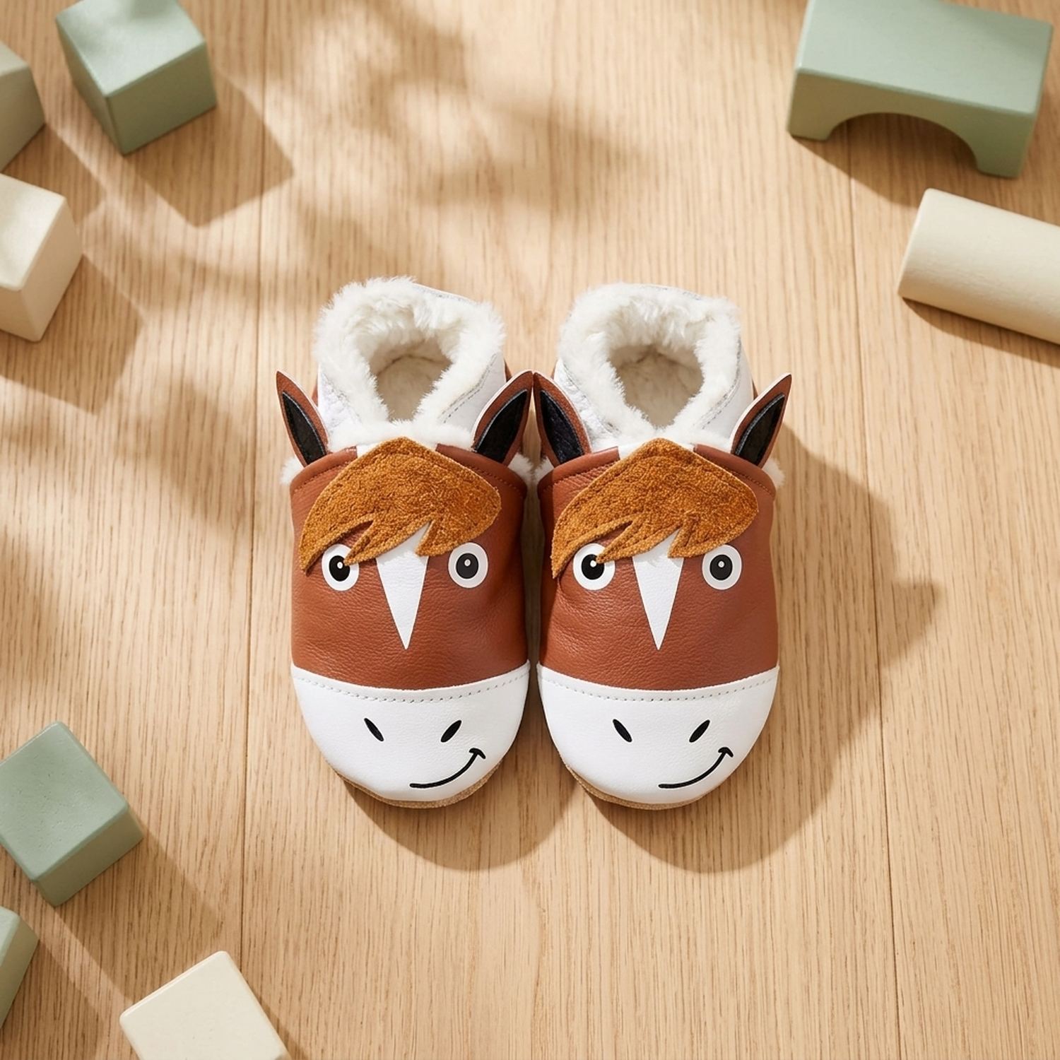 chaussons-bebe-cuir-souple-fourres-perceval-le-cheval-vue-dessus-3