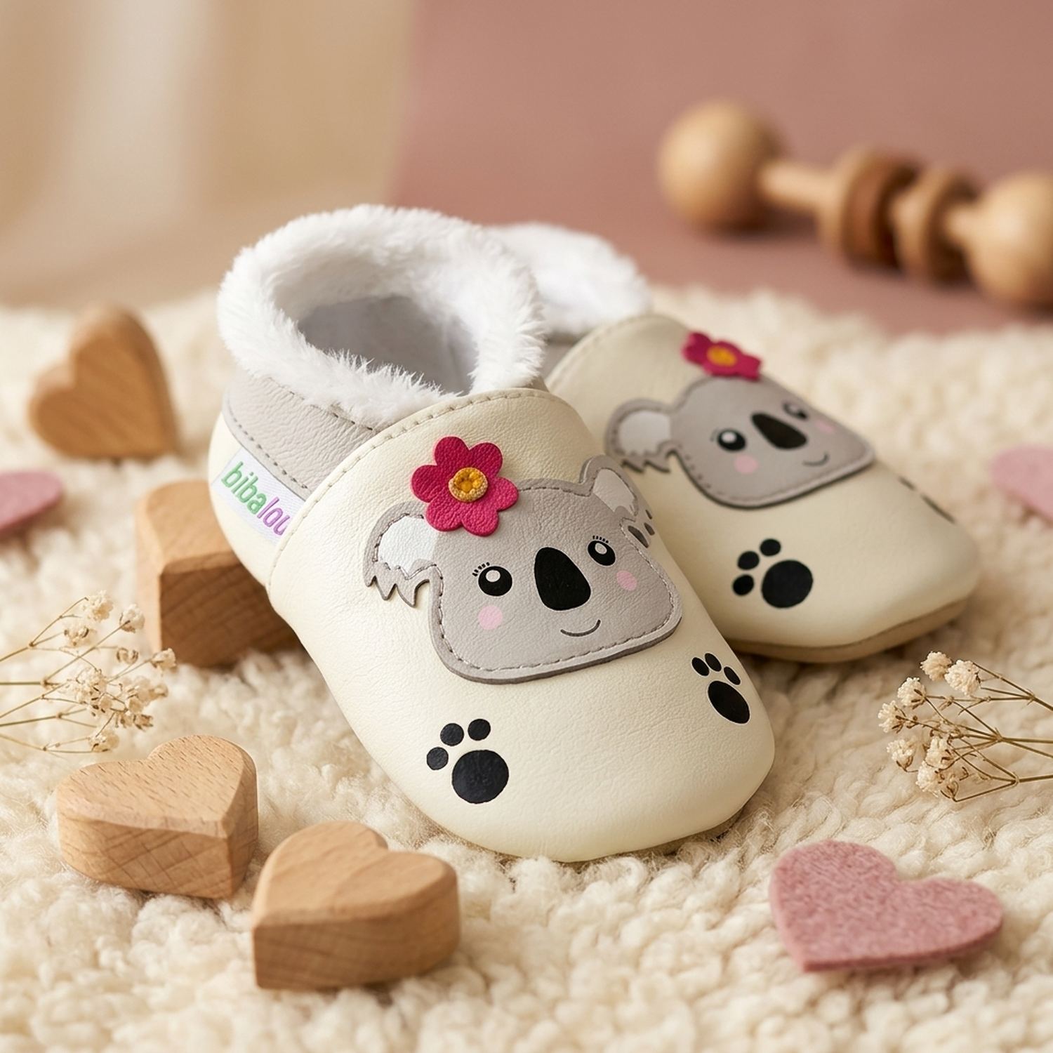 chaussons-bebe-cuir-souple-fourres-lola-la-koala-mise-en-scene-coeurs-3