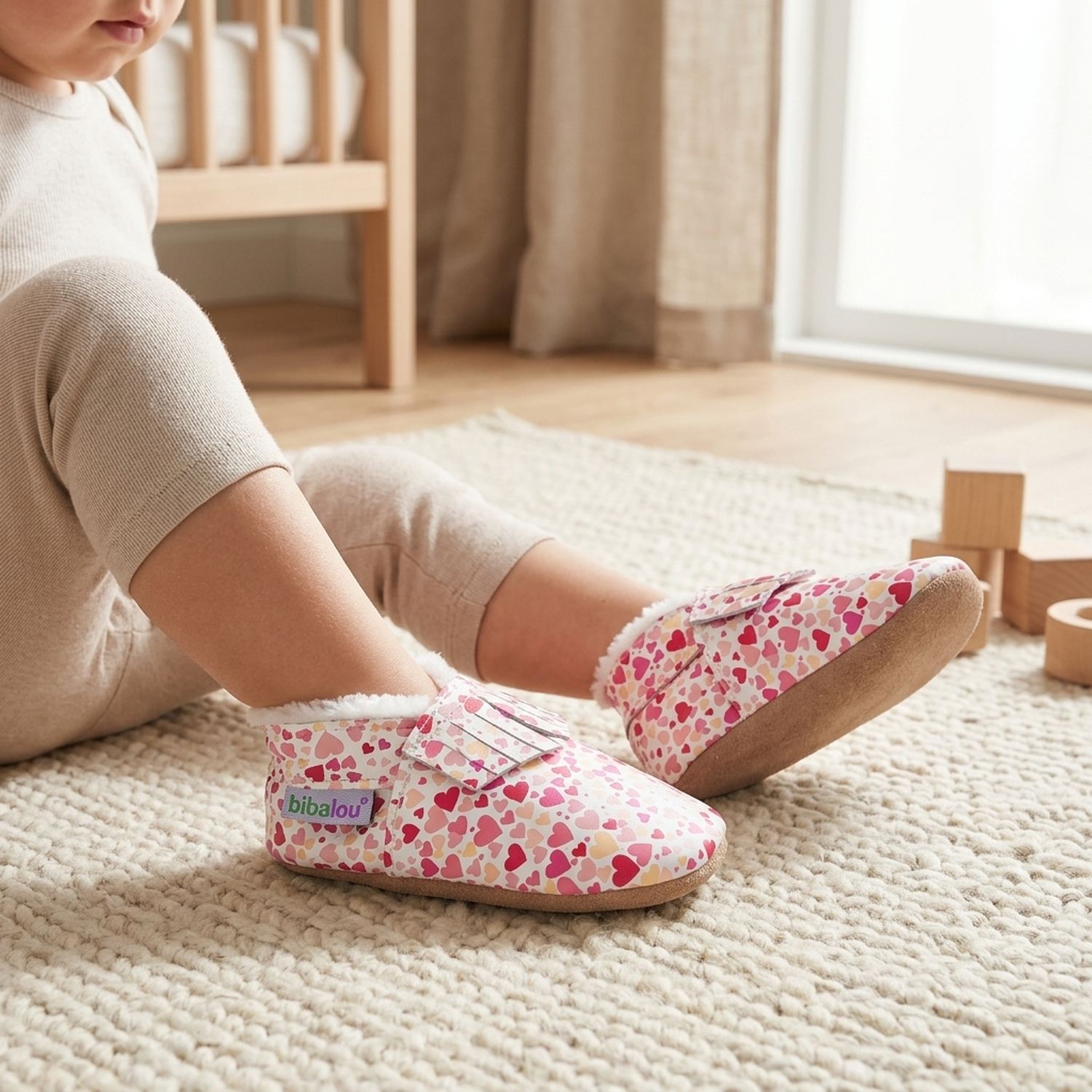 chaussons-bebe-cuir-souple-fourres-imprime-coeurs-portee-bebe-entier-4