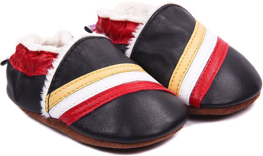 chaussons-bebe-m840-tricolore-fourres-face