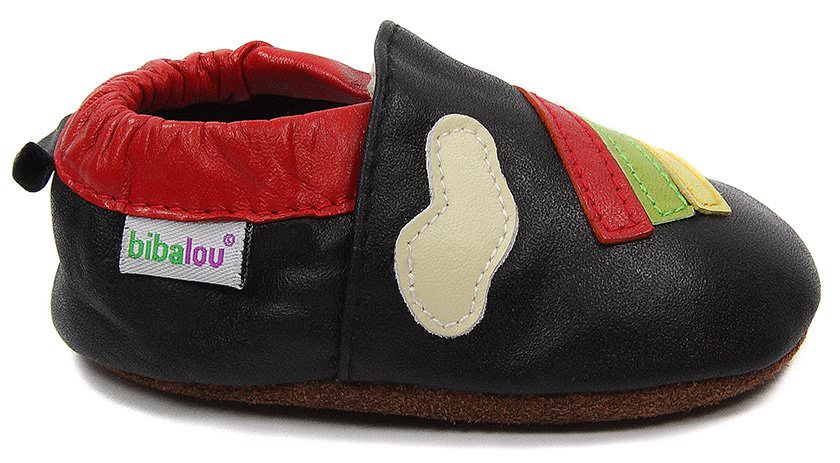 chaussons-bebe-m840-arc-en-ciel-noir-cote