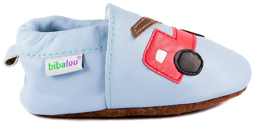 Bibalou Tractopelle Bleu - Chaussures Chaussons-bebes Enfant 22,90 €