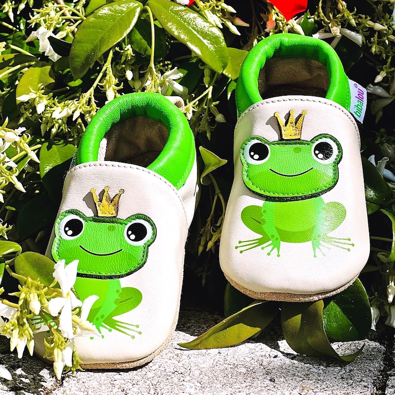 chaussons grenouille