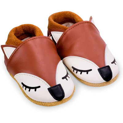 Chaussons bébé cuir souple bio online