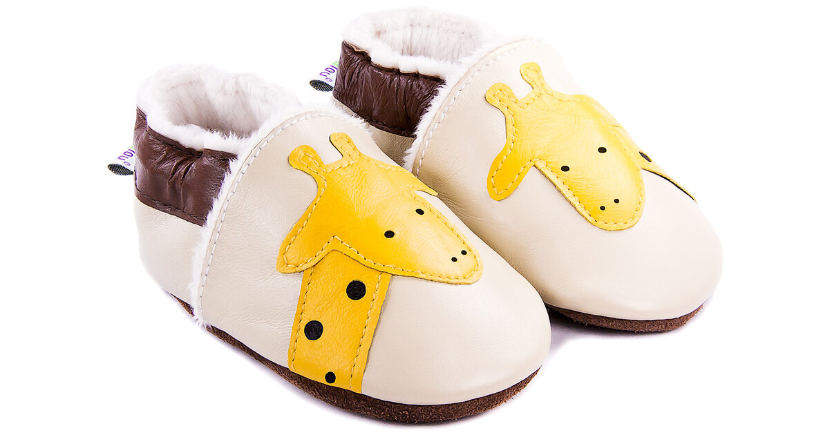 Gipfli Chaussons D'Éveil Bébé 0-24 Mois - Cuir Souple Marron Avec Cœur De Cerf Ou Bretzel - Chaussons Traditionnels Alpins