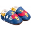 chaussons-bebe-m840-avion-a-reaction-fourres-face