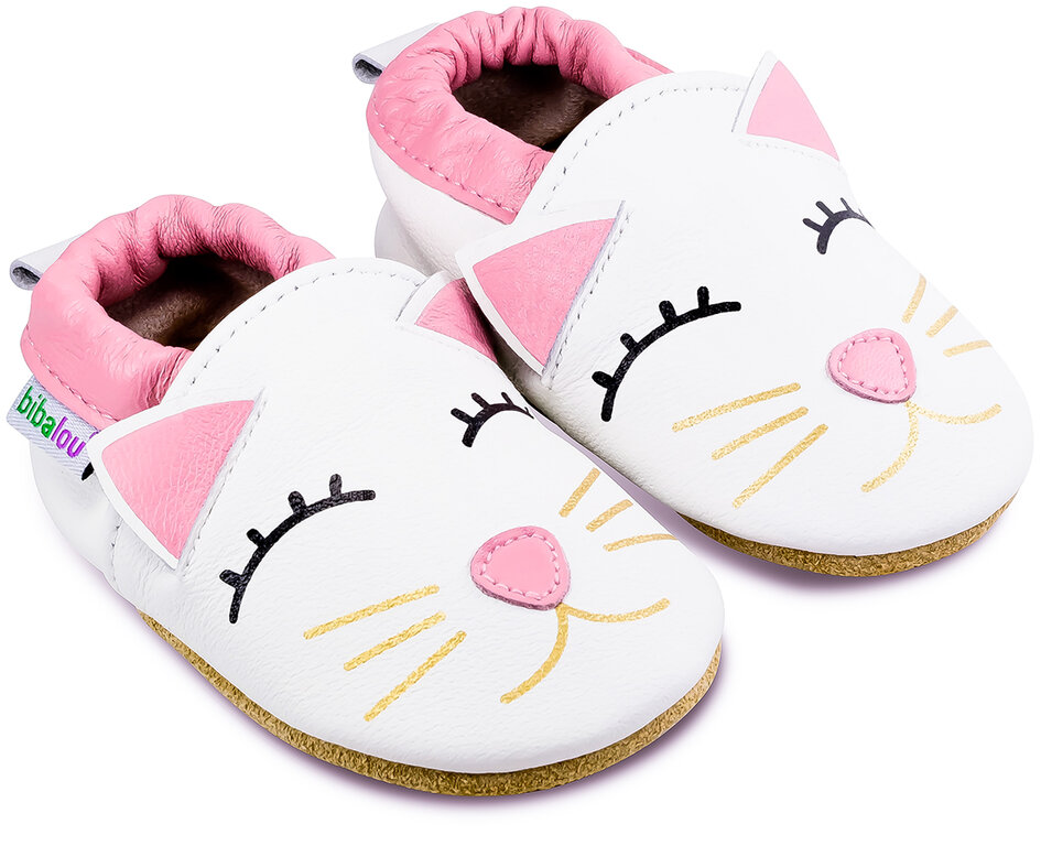 Chaussons Bébé En Cuir Souple - Premiers Pas - Semelle Antidérapante Daim - Taille 0-6 à 18-24 Mois - Confort Et Souplesse