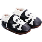 chaussons-bebe-cuir-souple-fourres-rock-n-roll-squelette-fond-blanc-1
