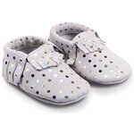 chaussons-bebe-cuir-souple-a-franges-pois-dores-fond-blanc-1