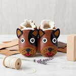 chaussons-bebe-cuir-souple-fourres-georges-le-bouledogue-vue-face-5