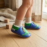chaussons-bebe-cuir-souple-fourres-victor-le-dinosaure-portee-bebe-4