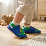 chaussons-bebe-cuir-souple-victor-le-dinosaure-portee-bebe-entier-2