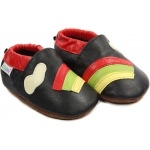 chaussons-bebe-m840-arc-en-ciel-noir-face