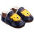 chaussons-bebe-cuir-souple-fourres-leon-le-lion-bleu-fond-blanc-1