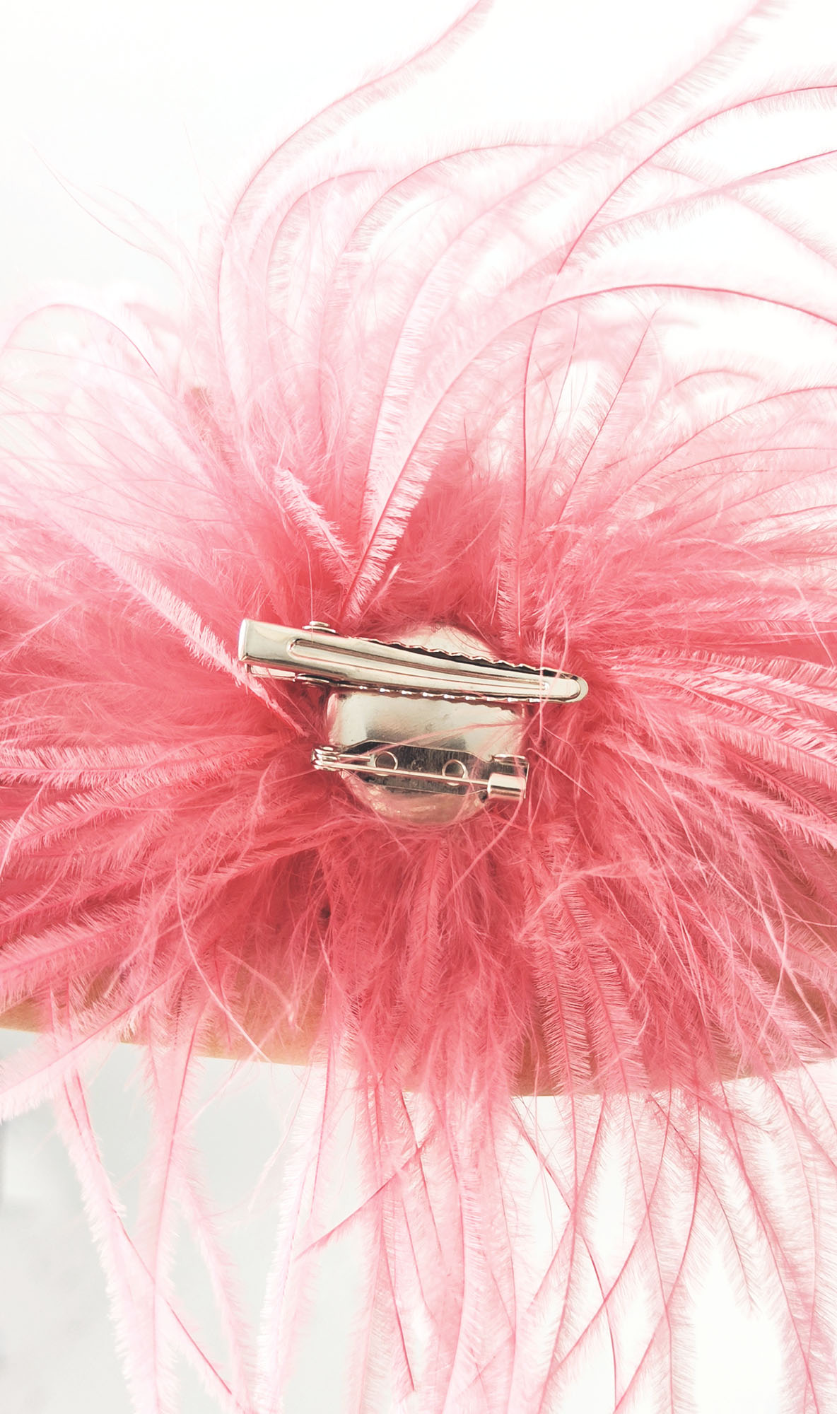 Plumes D'Autruche Broche, Plumes Artificielles Clip, Pince à Cheveux Femmes, Barrette Plume Pin Broche, Plume Bandeau, Accessoire Chapeau Élégant Broche Pour Fête Spectacle Sur Scène, Vert