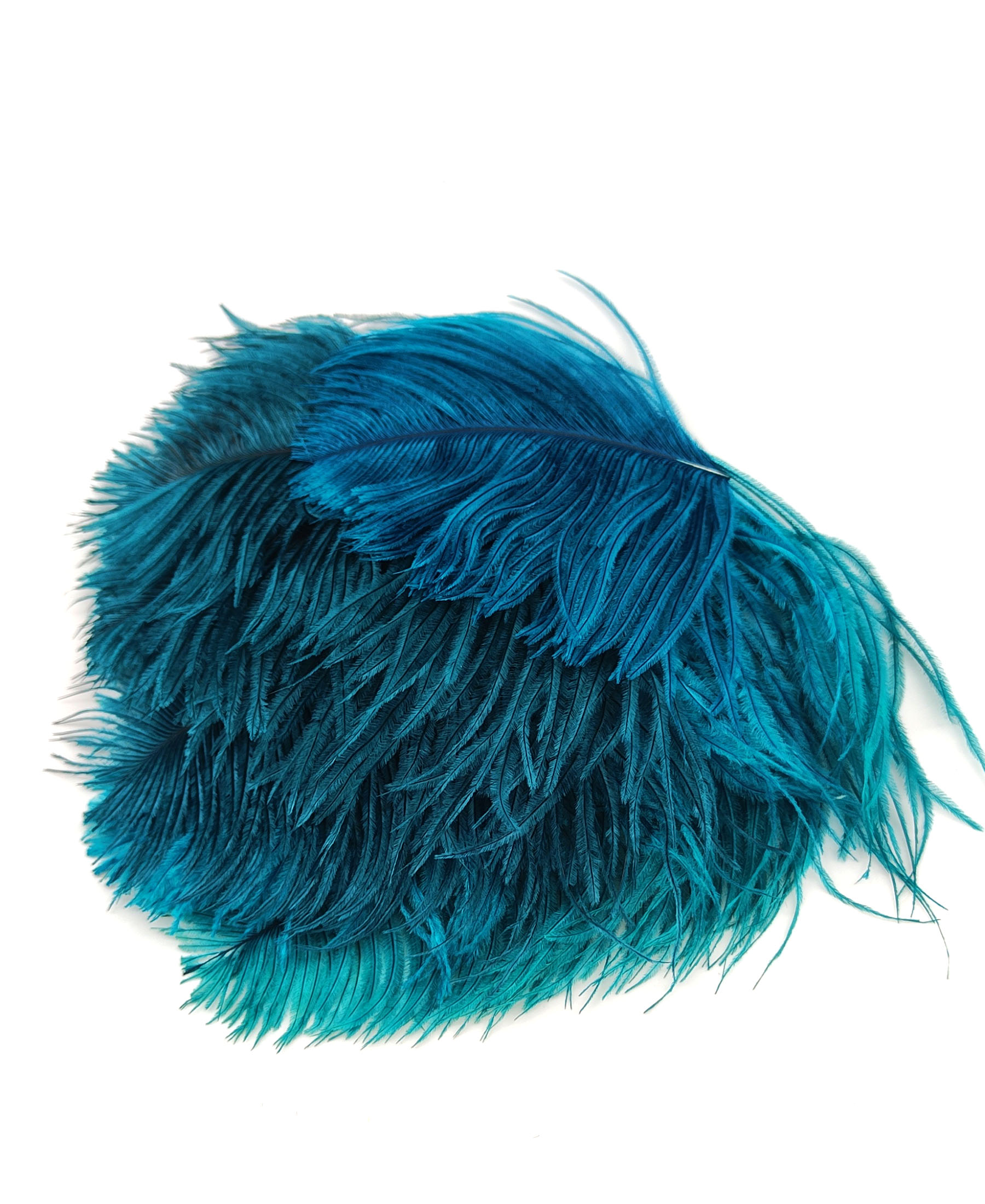 plume autruche mini bleu