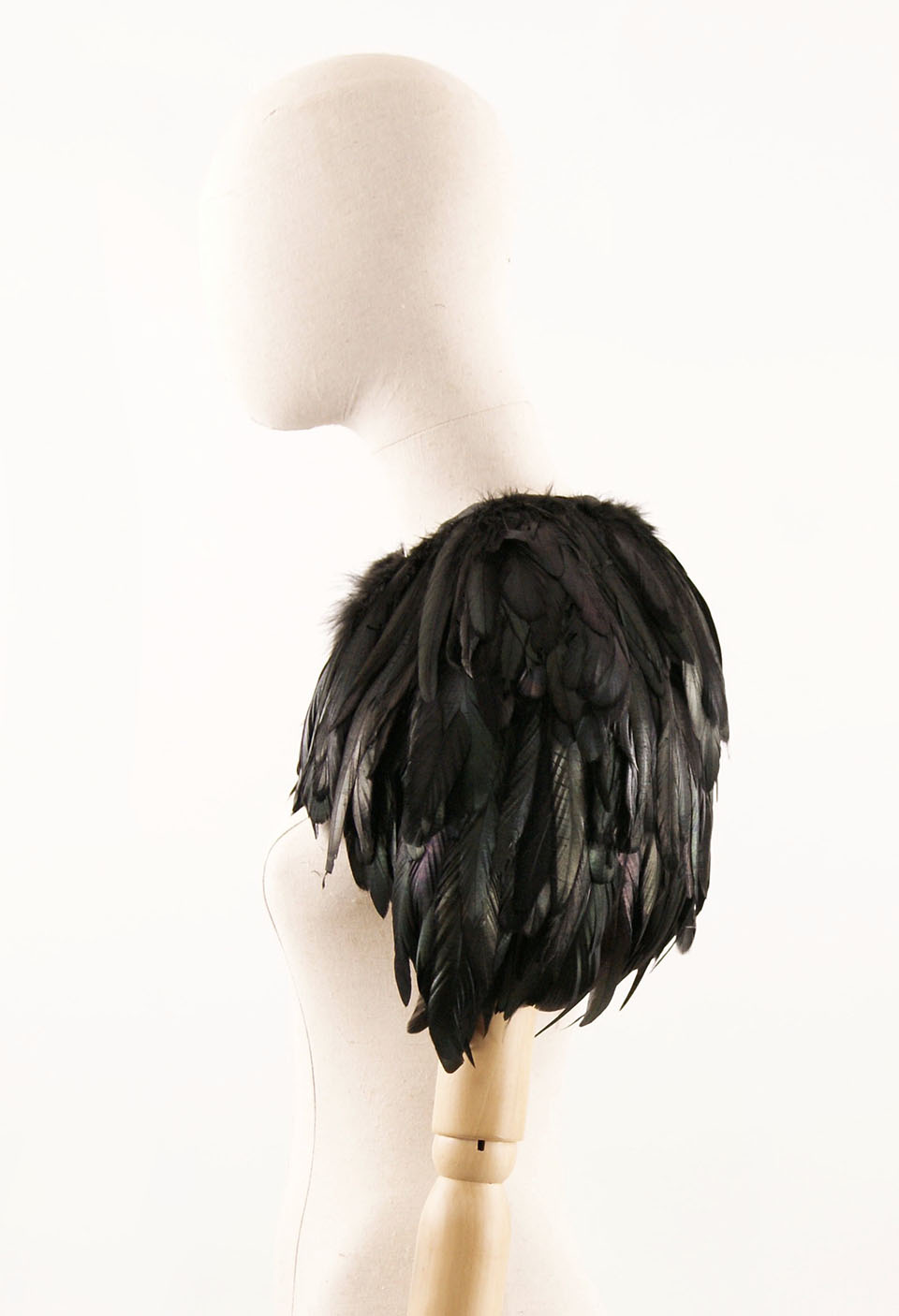 etole plume coq noir