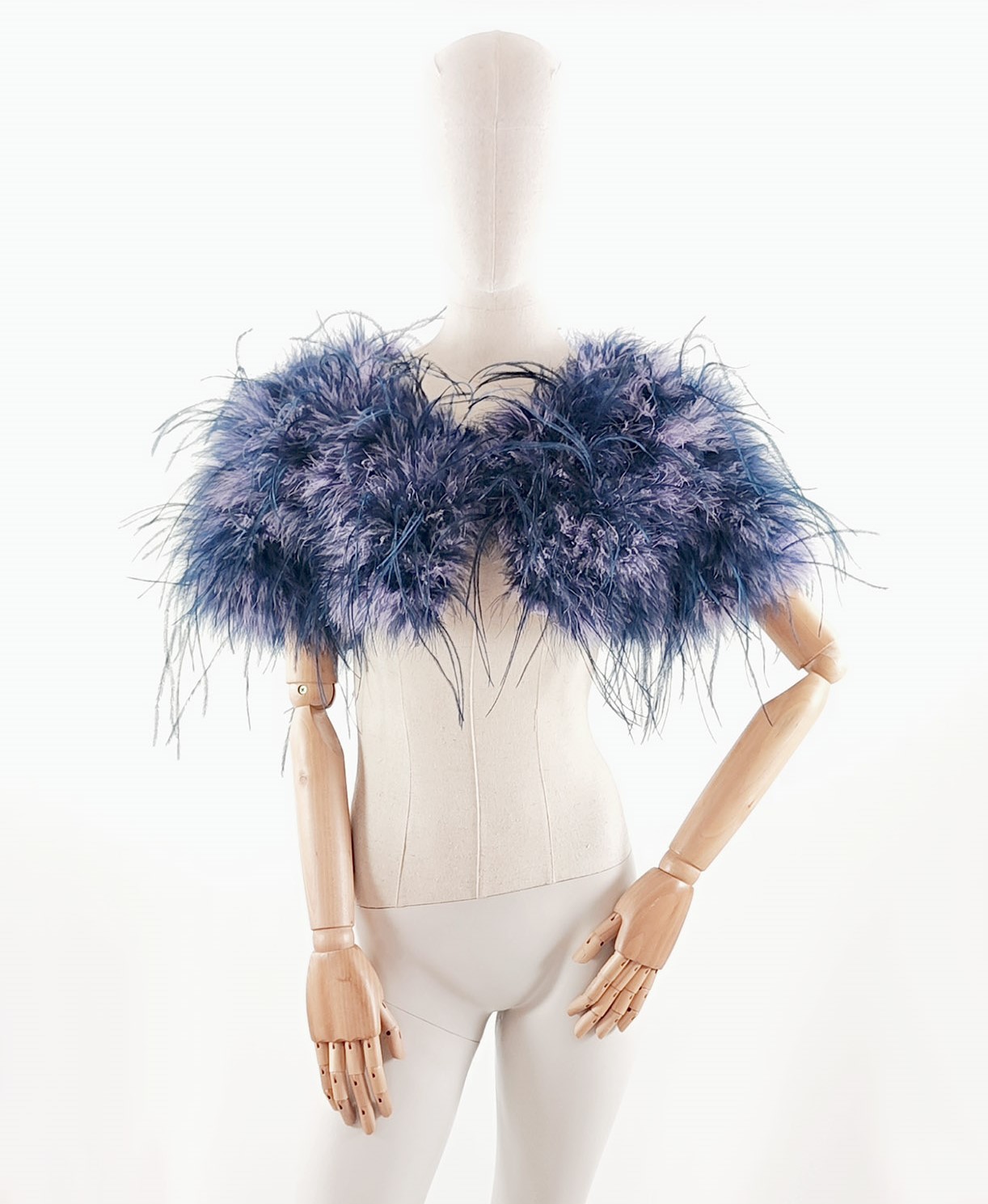 bolero court plume parme violet