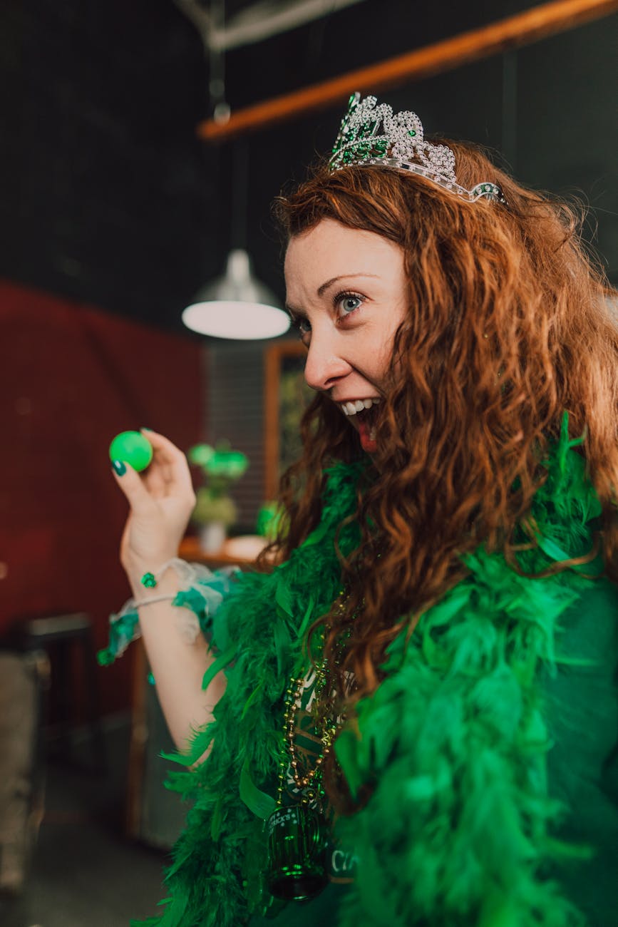 boa chandelle vert