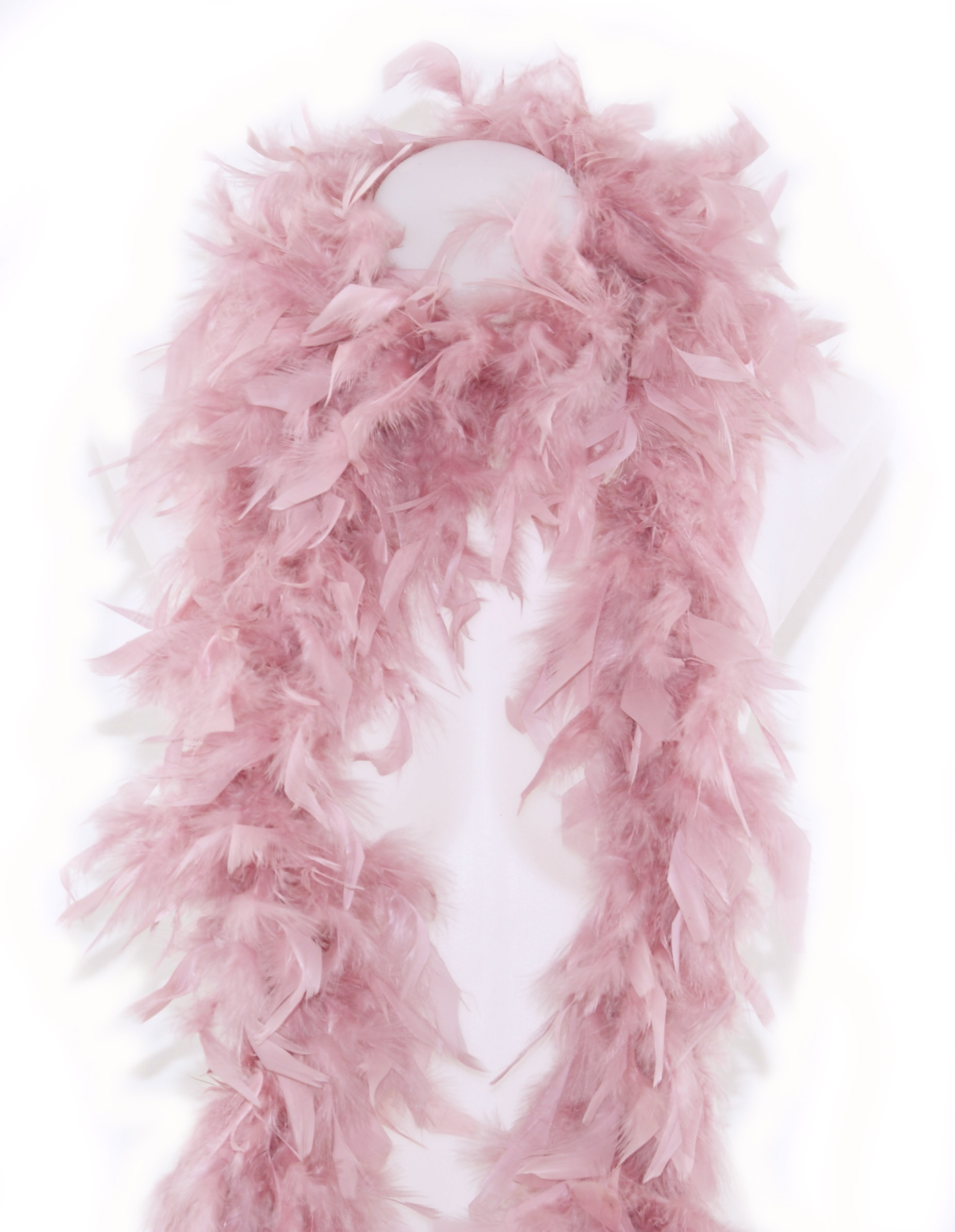 Boa en plumes de Chandelle pour enfants, couleur blanche, 25