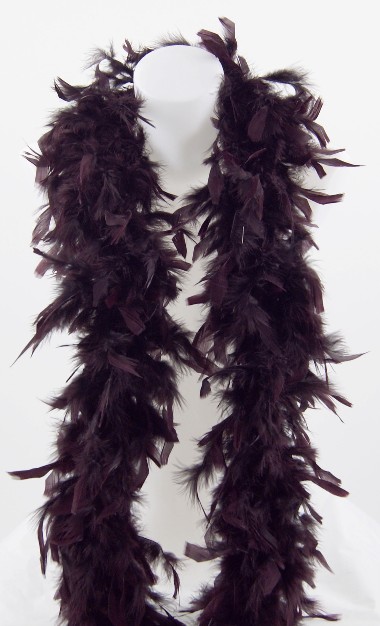 boa plume volume prune fonce