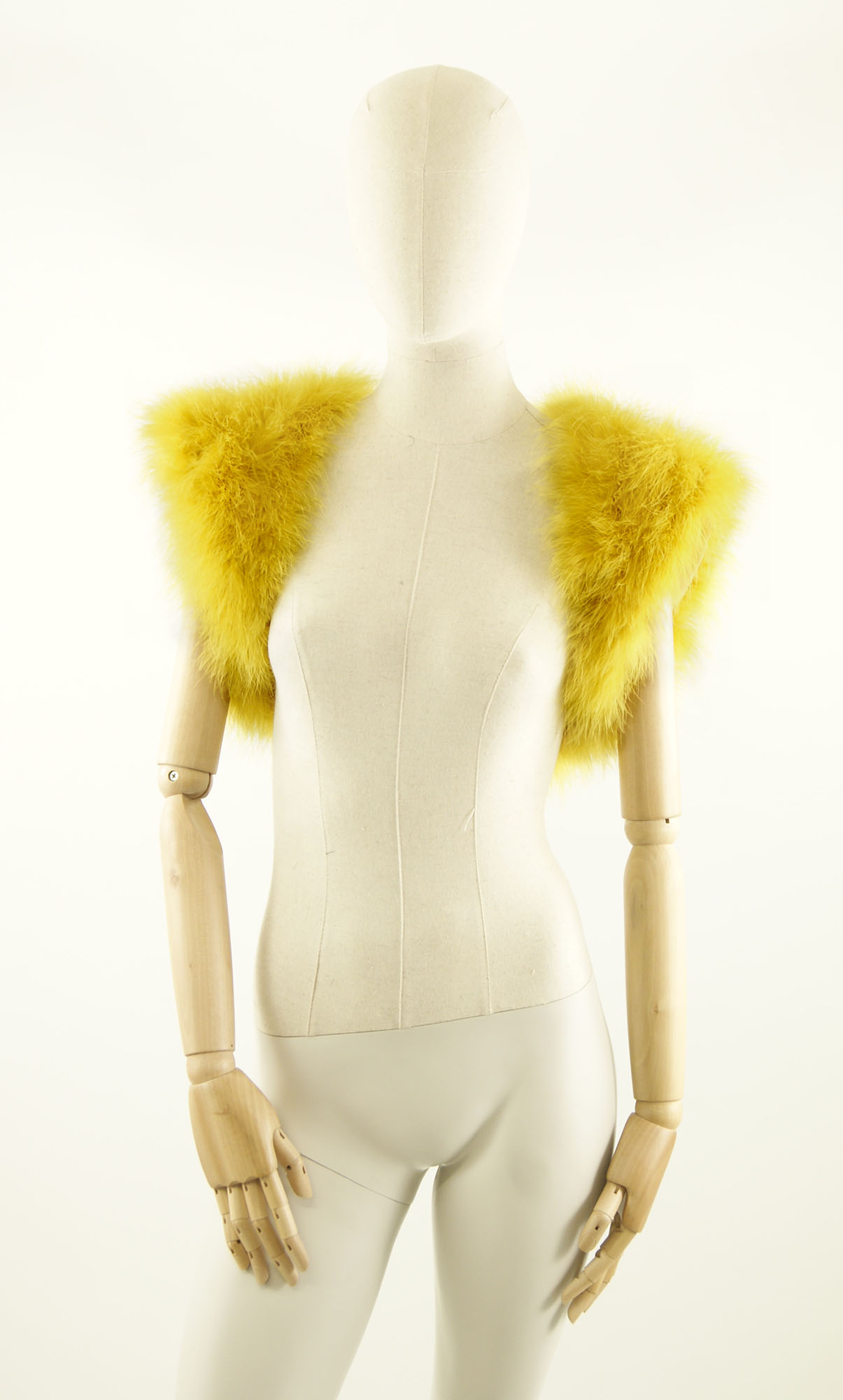 gilet sans manche jolie jaune moutarde