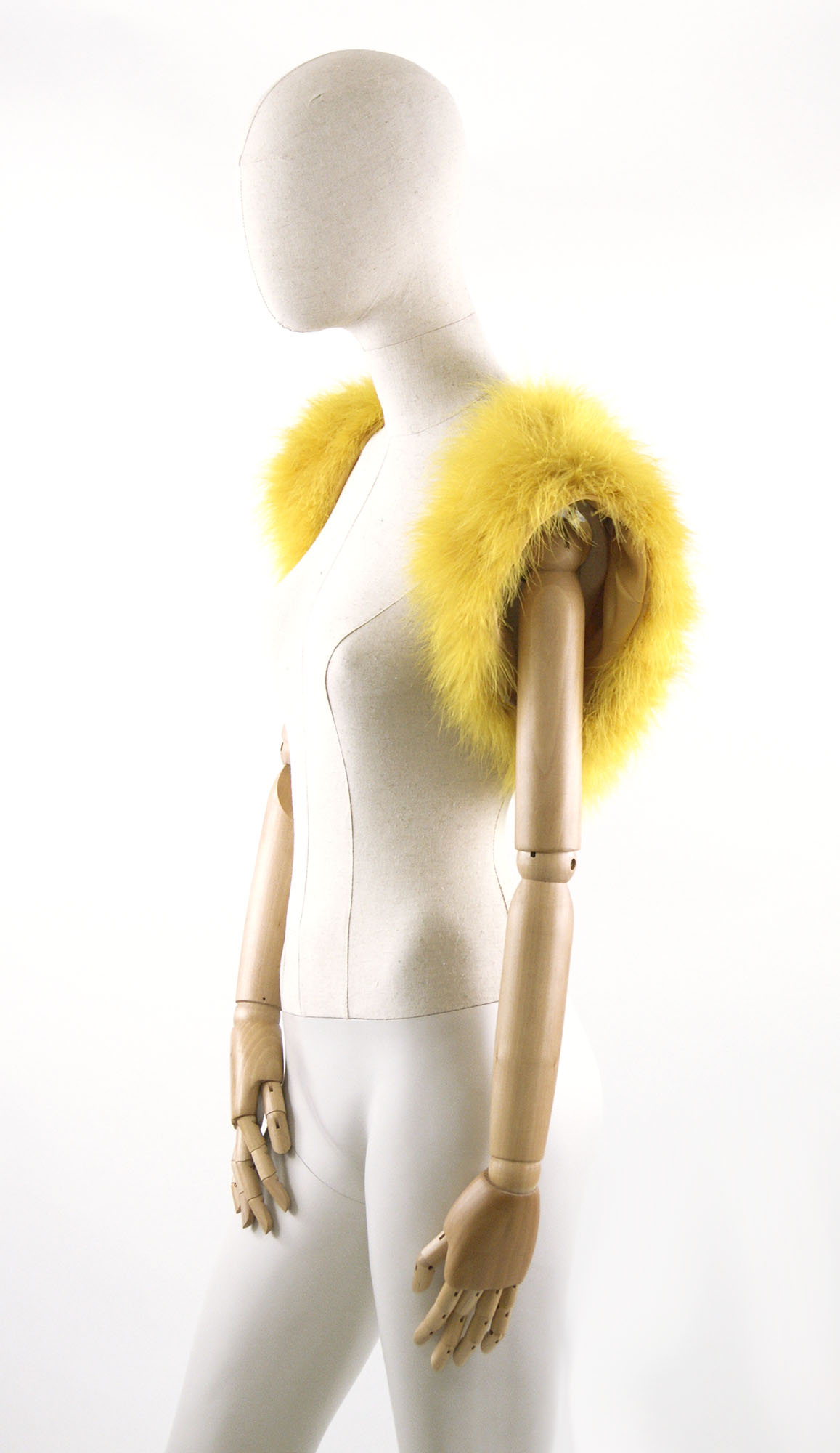 gilet sans manche jaune moutarde