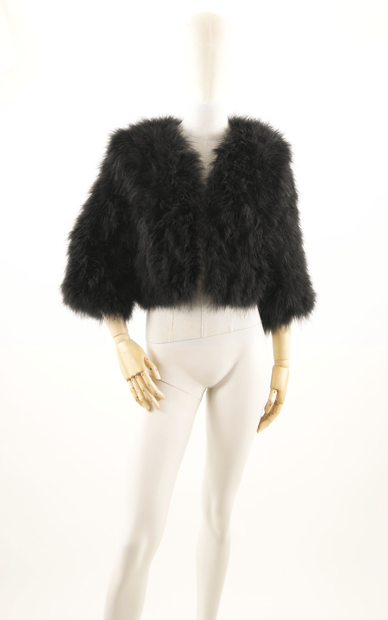 veste plume noir de qualite