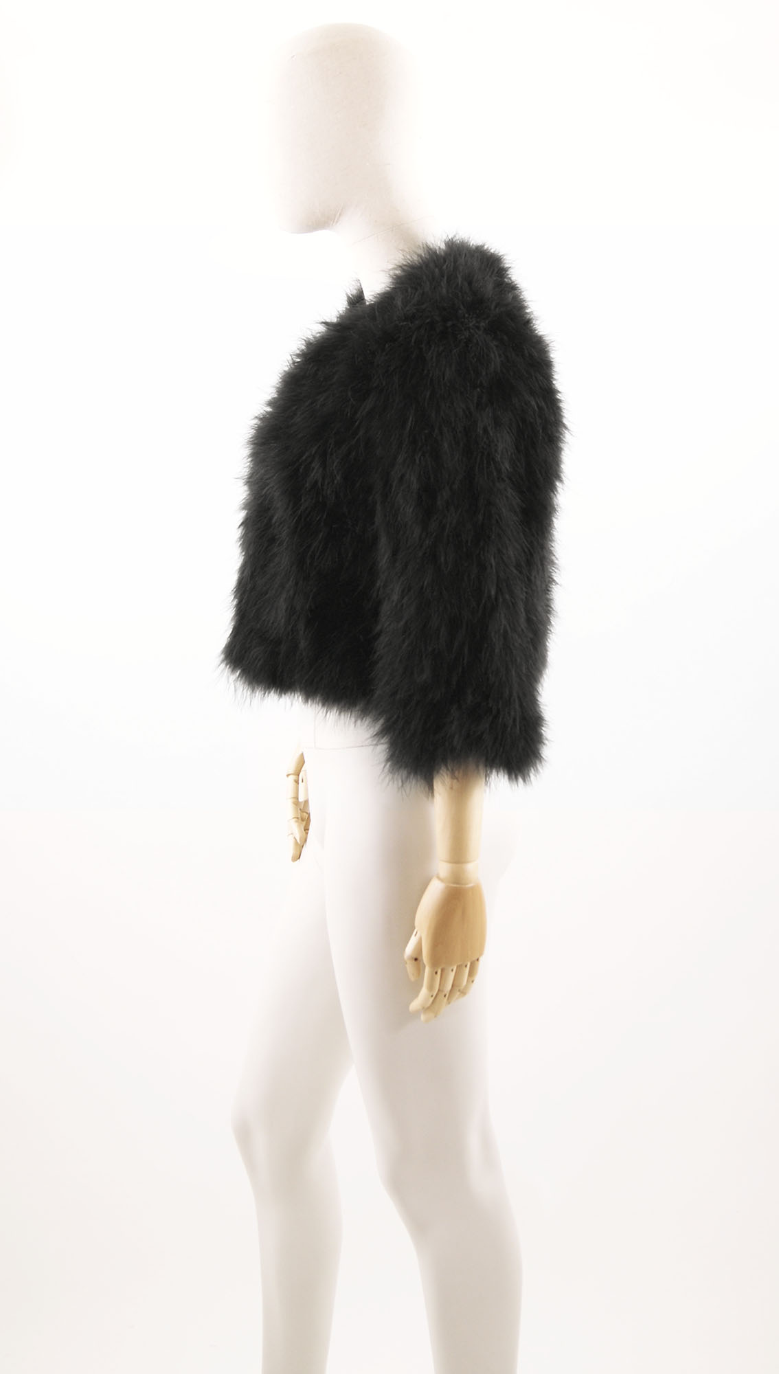 bolero plume noir