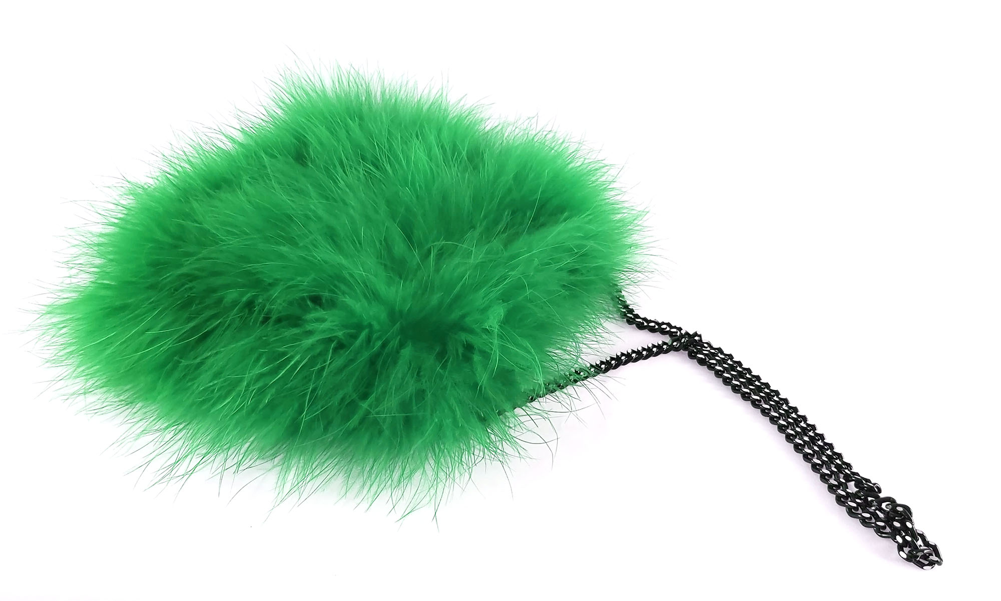 sac plume dinde vert